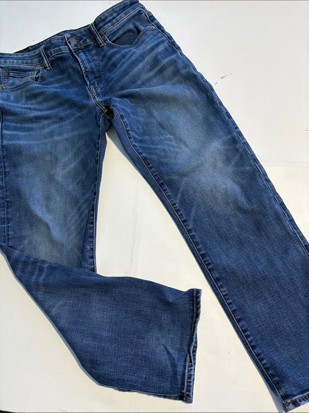 American Eagle Outfitters AIRFLEX+ Slim Straight Blue Jeans